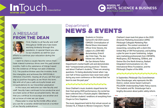 Decorative image of an InTouch Newsletter