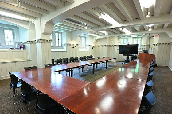 Interior of Mellon Center's Conover Room on Shadyside Campus