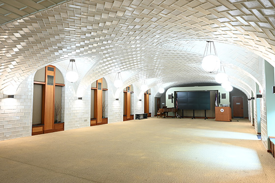 Interior of the Mellon Center Board Room on Shadyside Campus