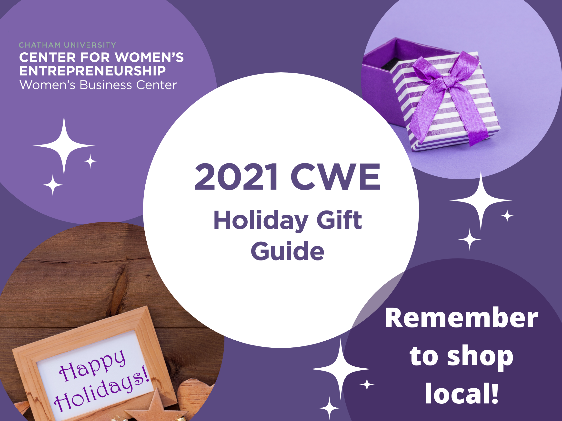 We encourage everyone to Shop Local this holiday season â€“ especially from our CWE members â€“ use the 2021 CWE Holiday Gift Guide to checkout some great gift ideas! Access the list HERE