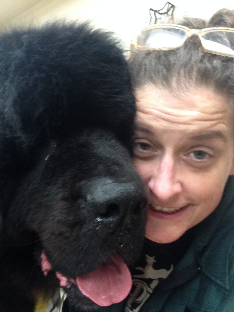 Maura Newell and dog, Beautiful Beast Grooming