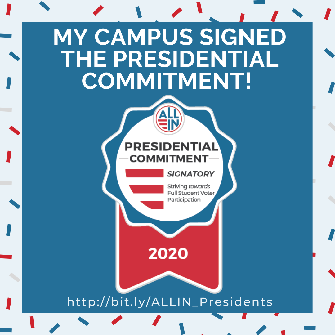 My Campus Signed the Presidential Commitment!